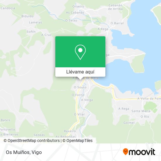 Mapa Os Muíños