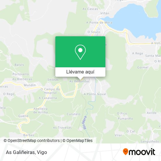 Mapa As Galiñeiras