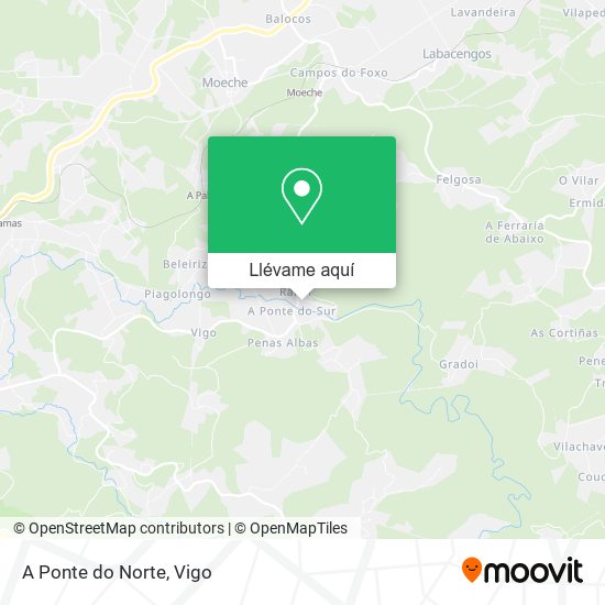 Mapa A Ponte do Norte