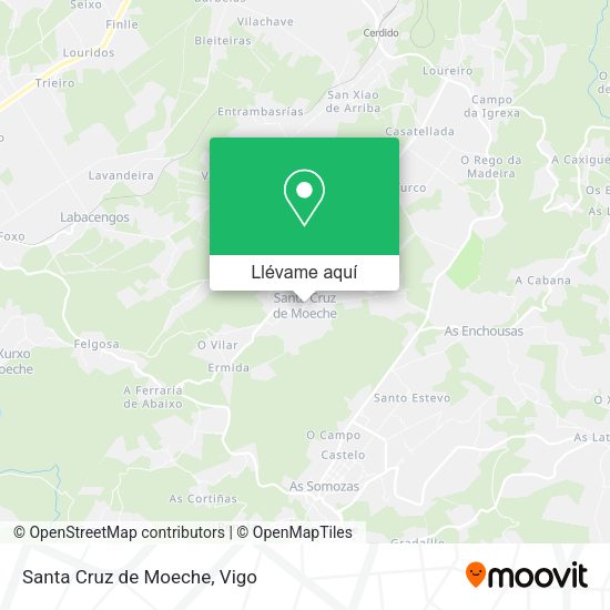 Mapa Santa Cruz de Moeche