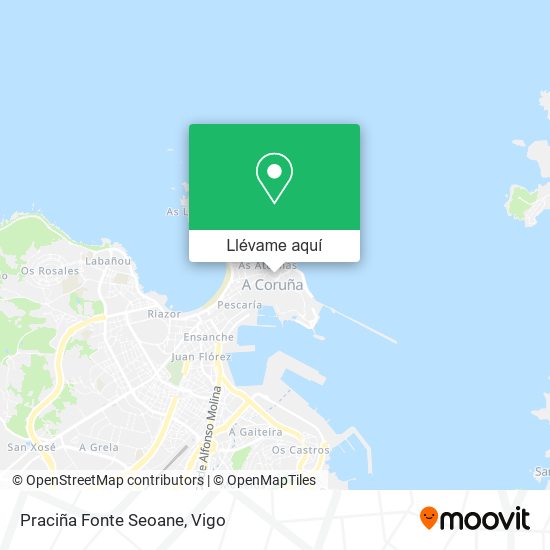 Mapa Praciña Fonte Seoane
