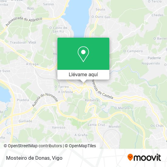 Mapa Mosteiro de Donas