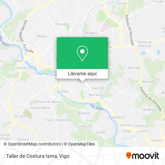 Mapa Taller de Costura Isma