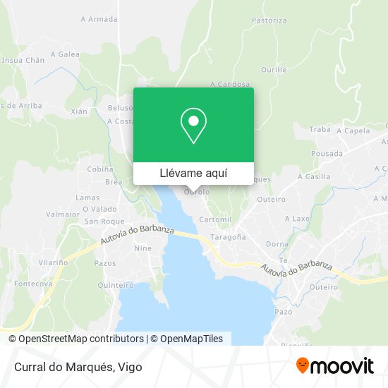 Mapa Curral do Marqués
