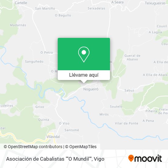 Mapa Asociación de Cabalistas ""O Mundil""