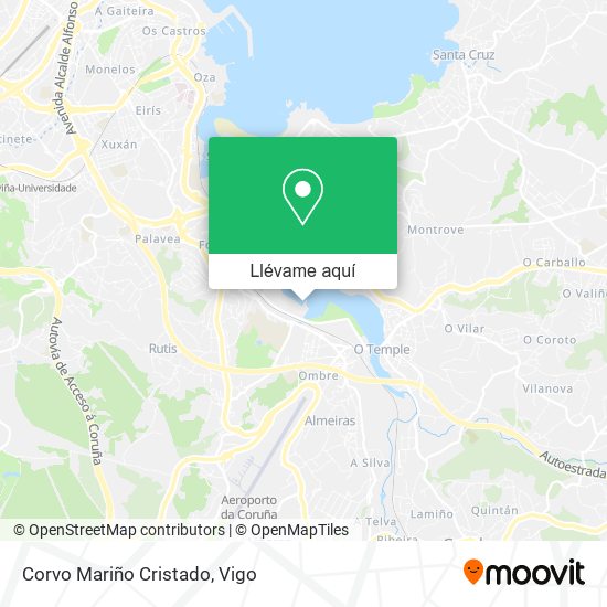 Mapa Corvo Mariño Cristado
