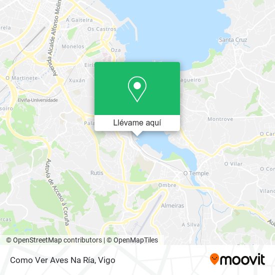 Mapa Como Ver Aves Na Ría