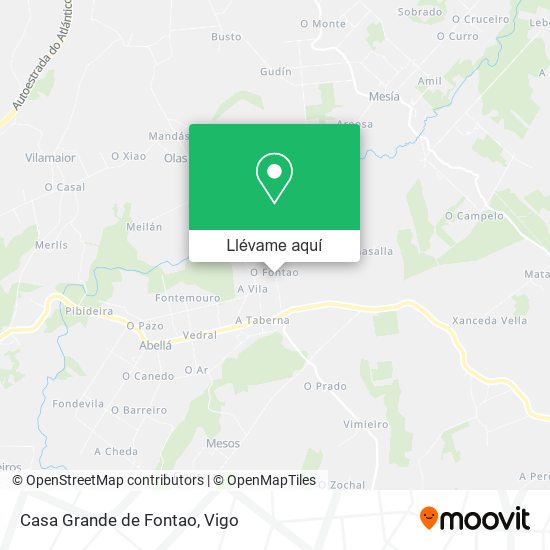 Mapa Casa Grande de Fontao