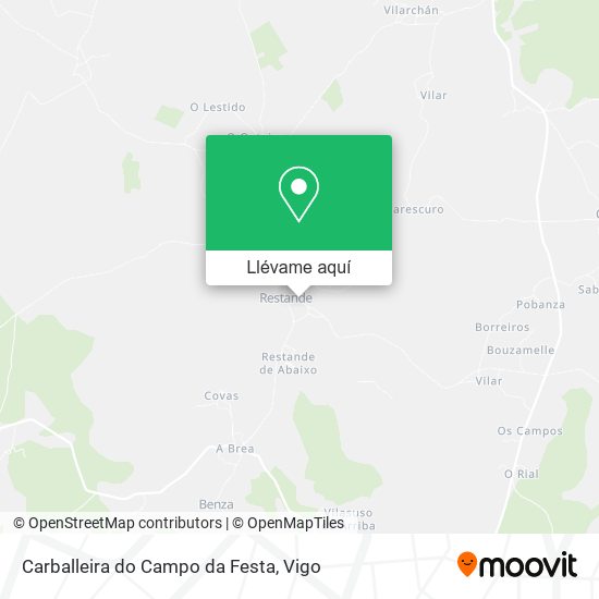 Mapa Carballeira do Campo da Festa