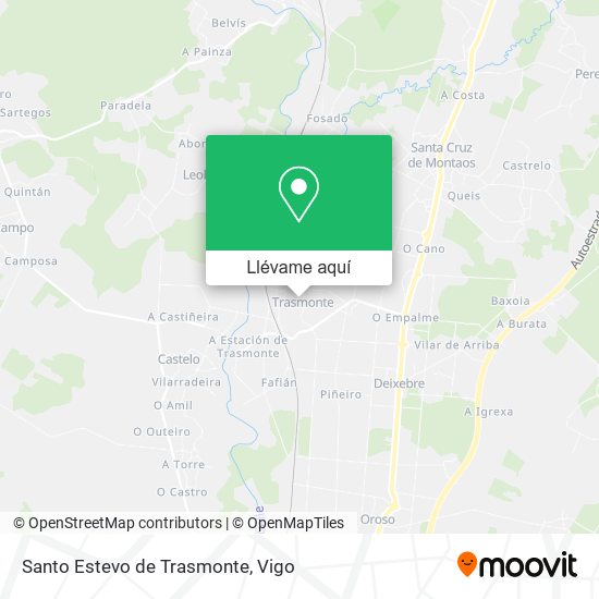 Mapa Santo Estevo de Trasmonte