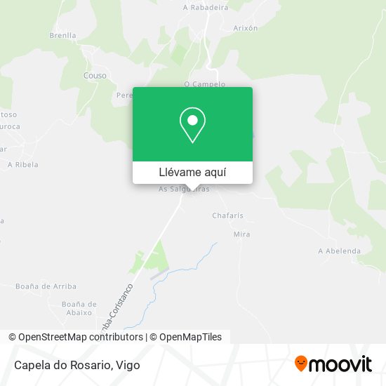 Mapa Capela do Rosario
