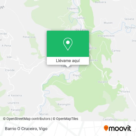 Mapa Barrio O Cruceiro