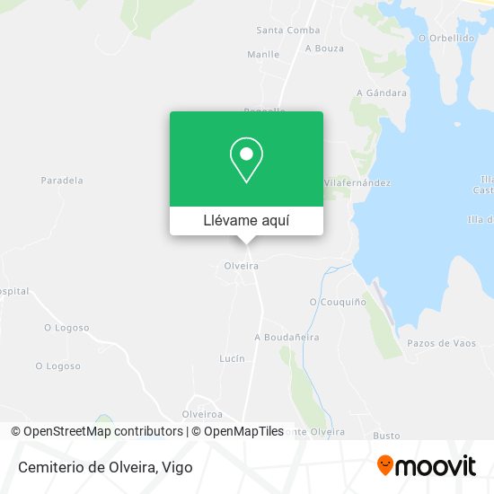 Mapa Cemiterio de Olveira