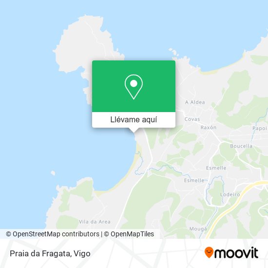 Mapa Praia da Fragata