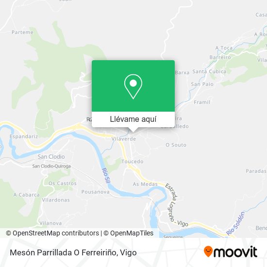 Mapa Mesón Parrillada O Ferreiriño