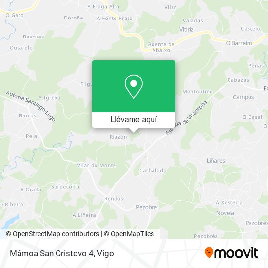 Mapa Mámoa San Cristovo 4