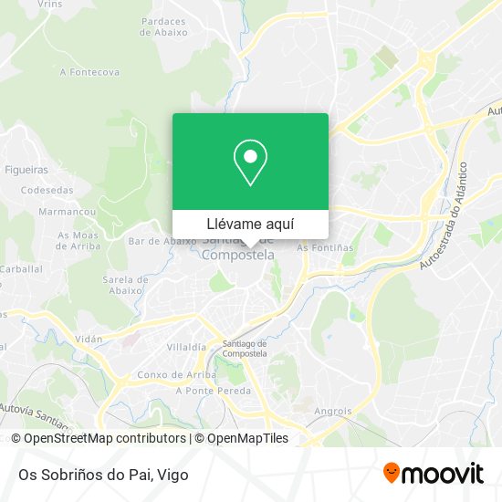Mapa Os Sobriños do Pai