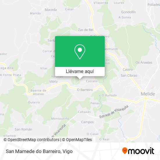 Mapa San Mamede do Barreiro