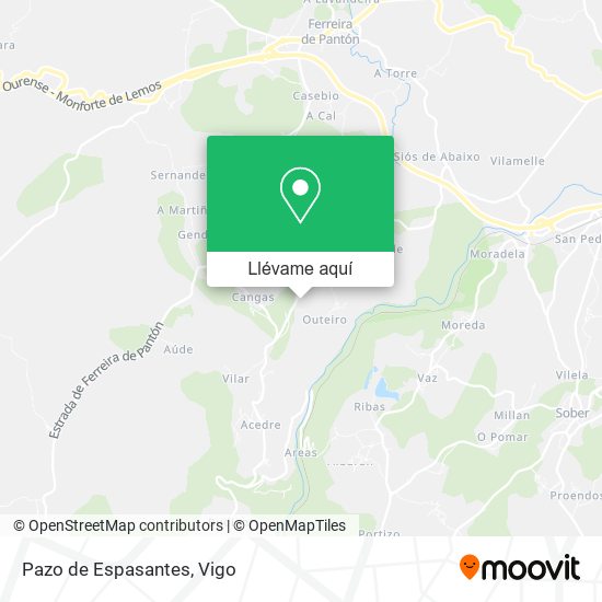 Mapa Pazo de Espasantes