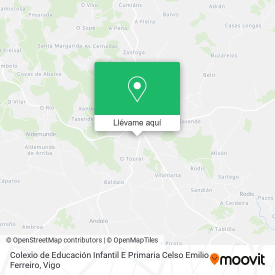 Mapa Colexio de Educación Infantil E Primaria Celso Emilio Ferreiro