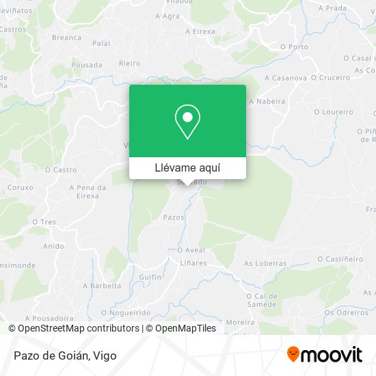 Mapa Pazo de Goián