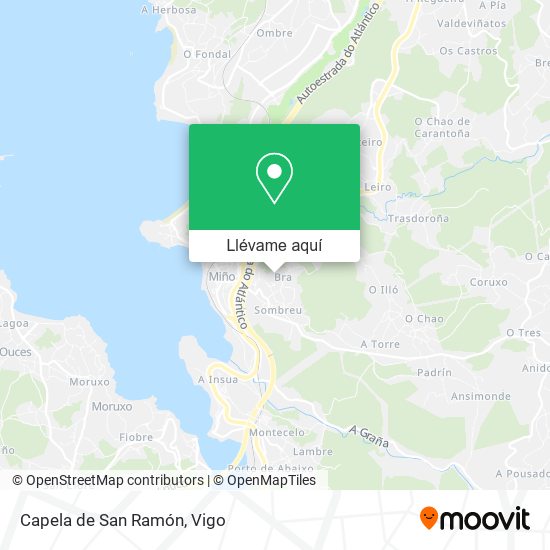 Mapa Capela de San Ramón