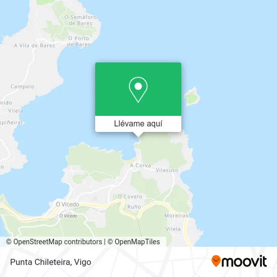 Mapa Punta Chileteira