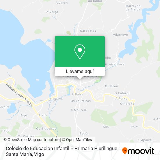 Mapa Colexio de Educación Infantil E Primaria Plurilingüe Santa María