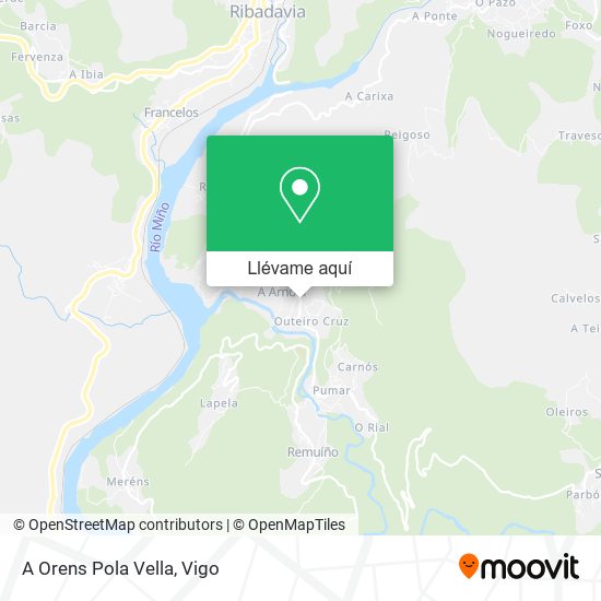Mapa A Orens Pola Vella