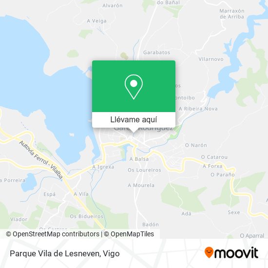Mapa Parque Vila de Lesneven
