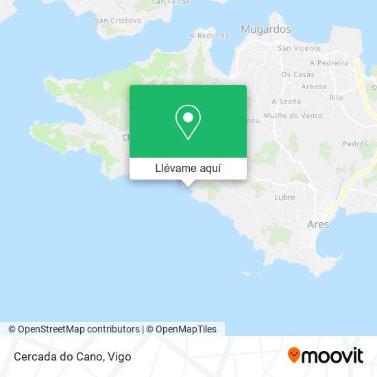 Mapa Cercada do Cano