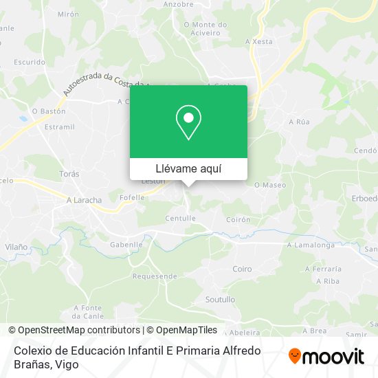 Mapa Colexio de Educación Infantil E Primaria Alfredo Brañas