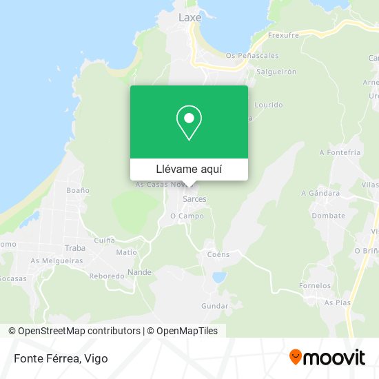 Mapa Fonte Férrea