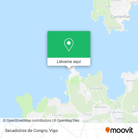 Mapa Secadoiros de Congro