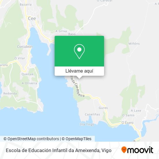 Mapa Escola de Educación Infantil da Ameixenda