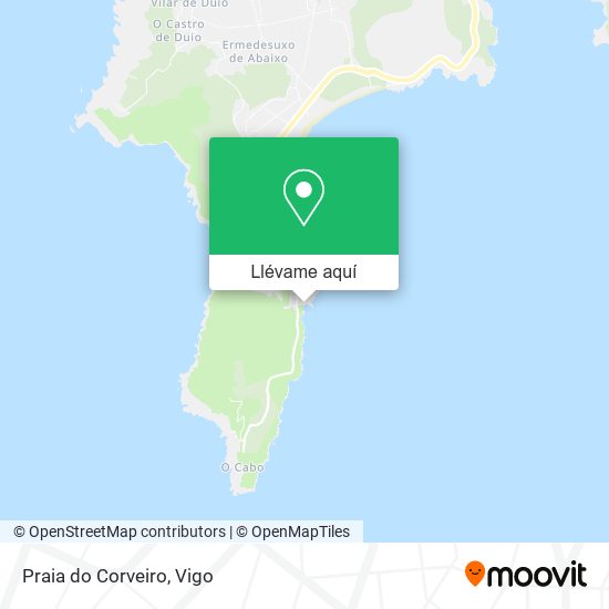 Mapa Praia do Corveiro