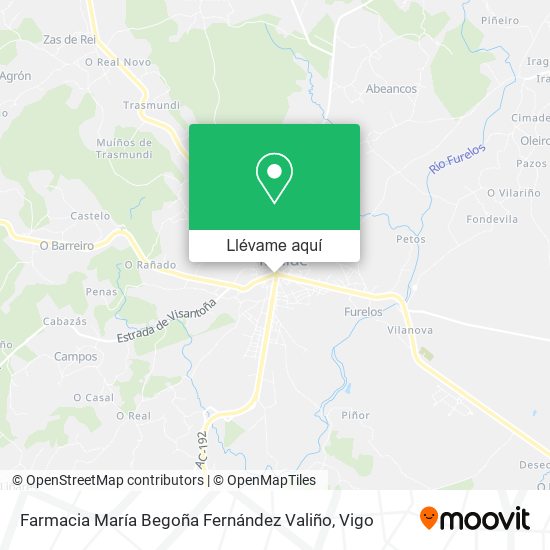 Mapa Farmacia María Begoña Fernández Valiño