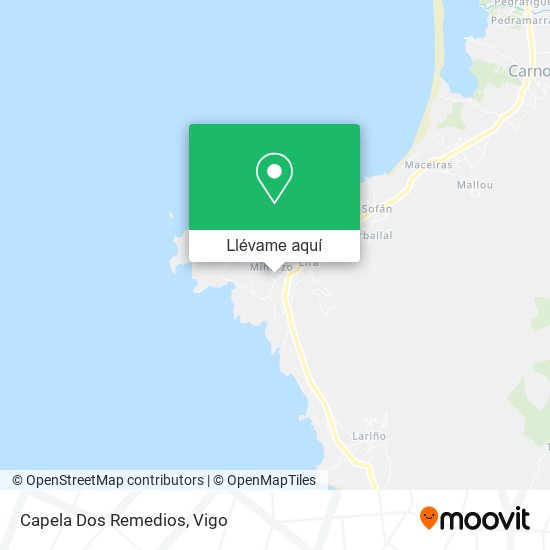 Mapa Capela Dos Remedios