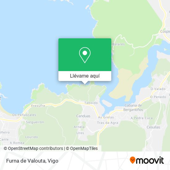 Mapa Furna de Valouta