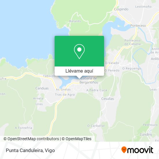 Mapa Punta Canduleira