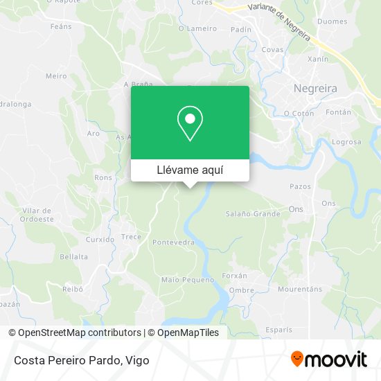 Mapa Costa Pereiro Pardo