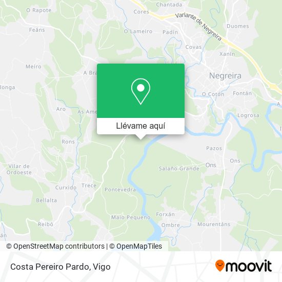 Mapa Costa Pereiro Pardo