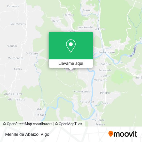 Mapa Menlle de Abaixo