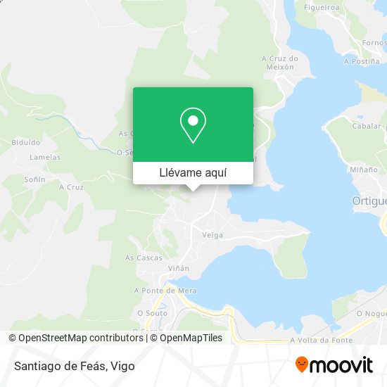 Mapa Santiago de Feás