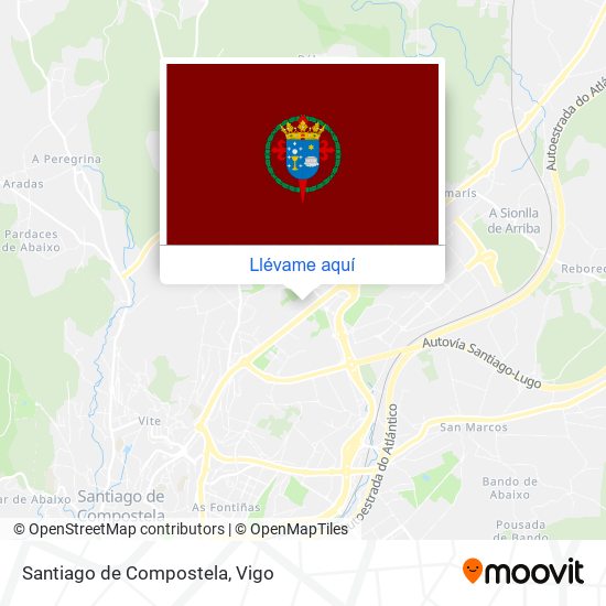 Mapa Santiago de Compostela