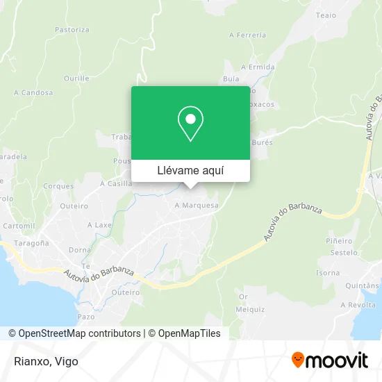 Mapa Rianxo