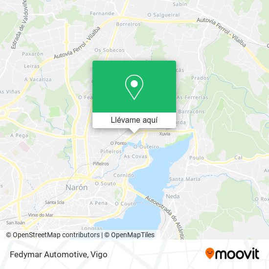 Mapa Fedymar Automotive