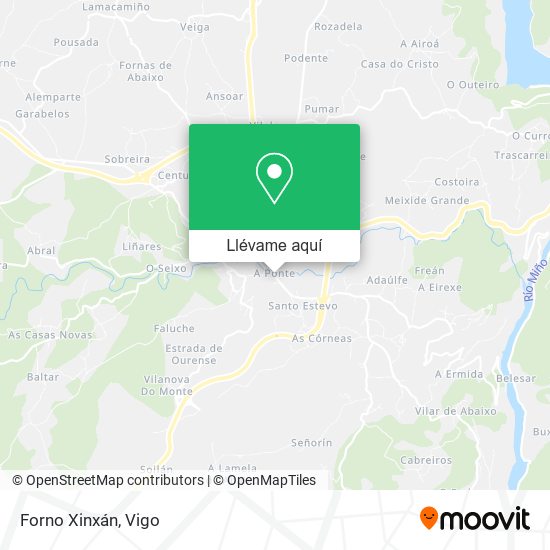Mapa Forno Xinxán