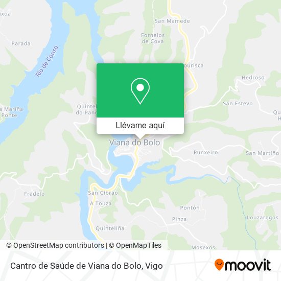 Mapa Cantro de Saúde de Viana do Bolo