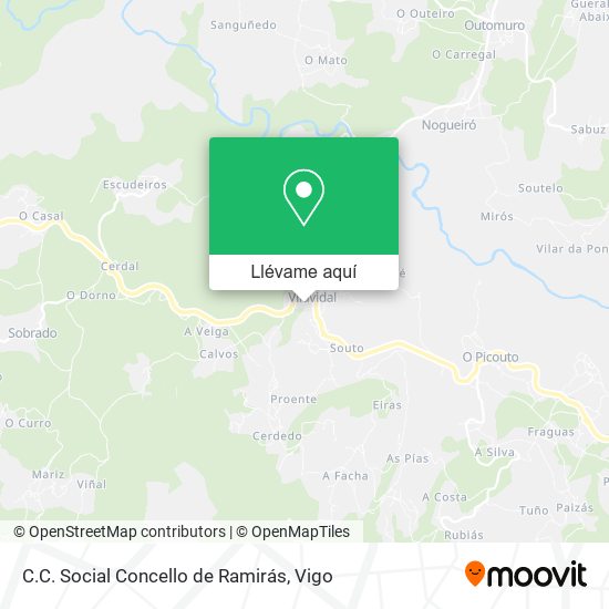Mapa C.C. Social Concello de Ramirás